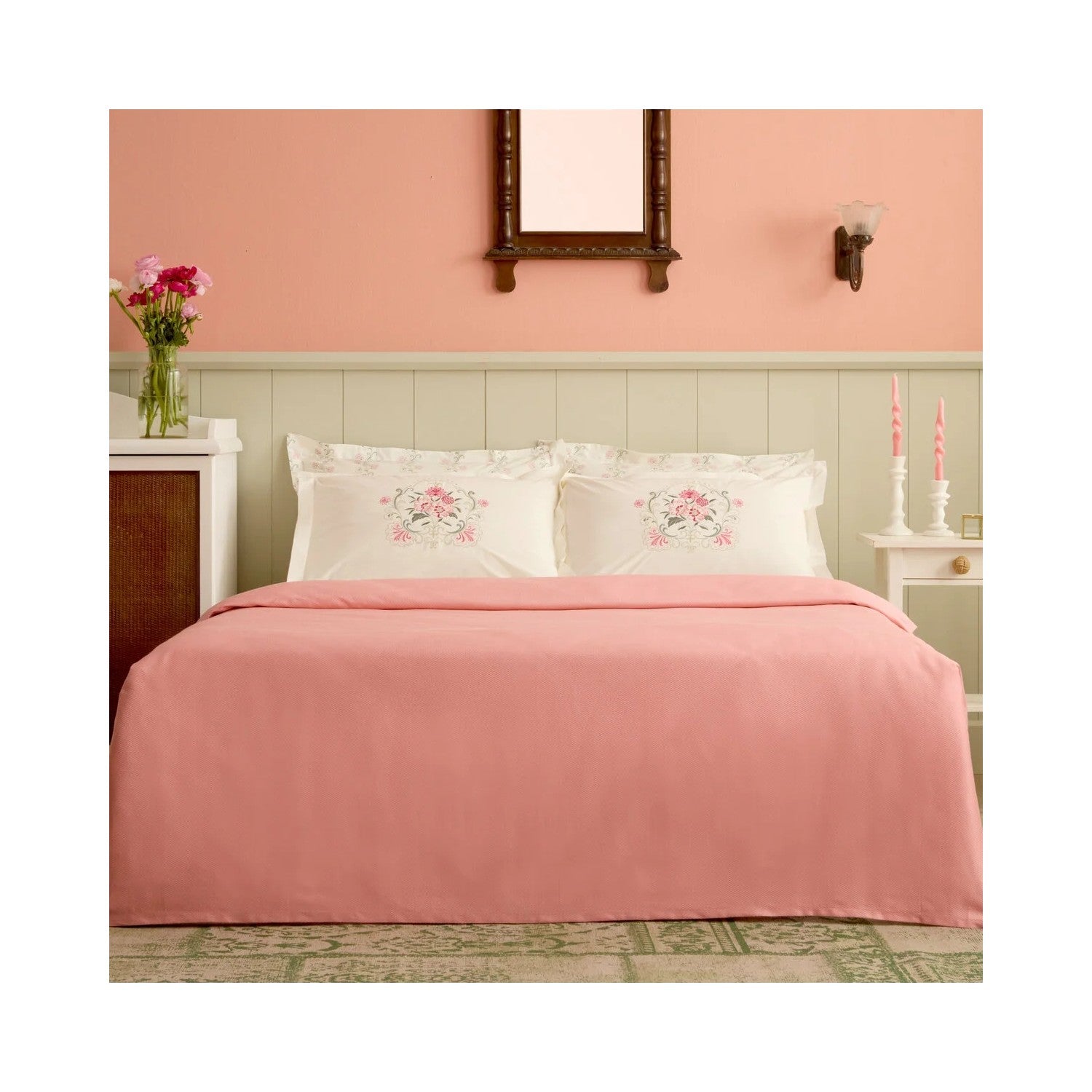 Karaca Home Beloria Nish Set Double Bed Quilt Set Multicolour - MALLTURK