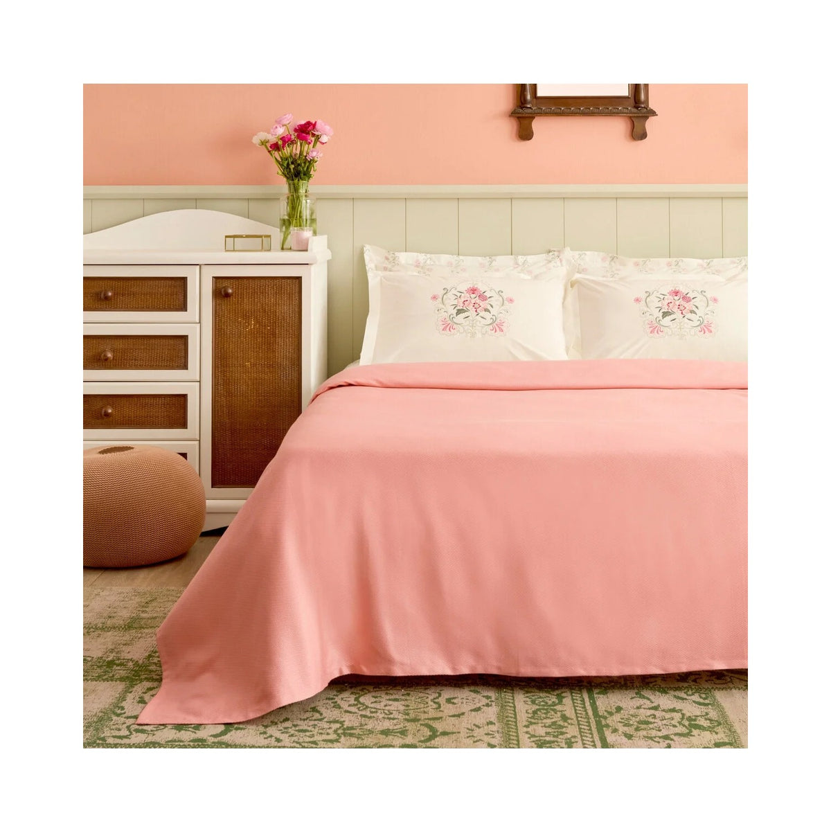 Karaca Home Beloria Nish Set Double Bed Quilt Set Multicolour - MALLTURK