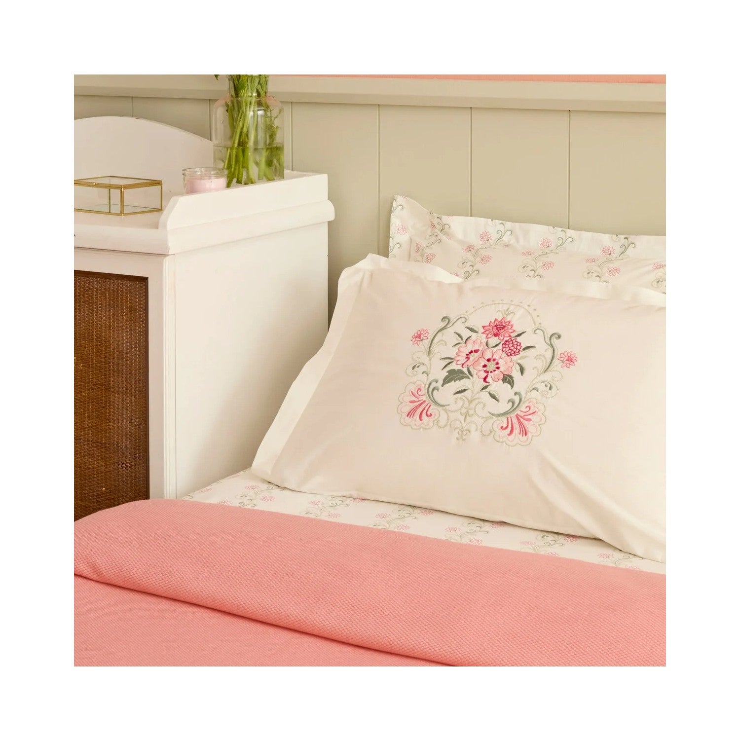 Karaca Home Beloria Nish Set Double Bed Quilt Set Multicolour - MALLTURK