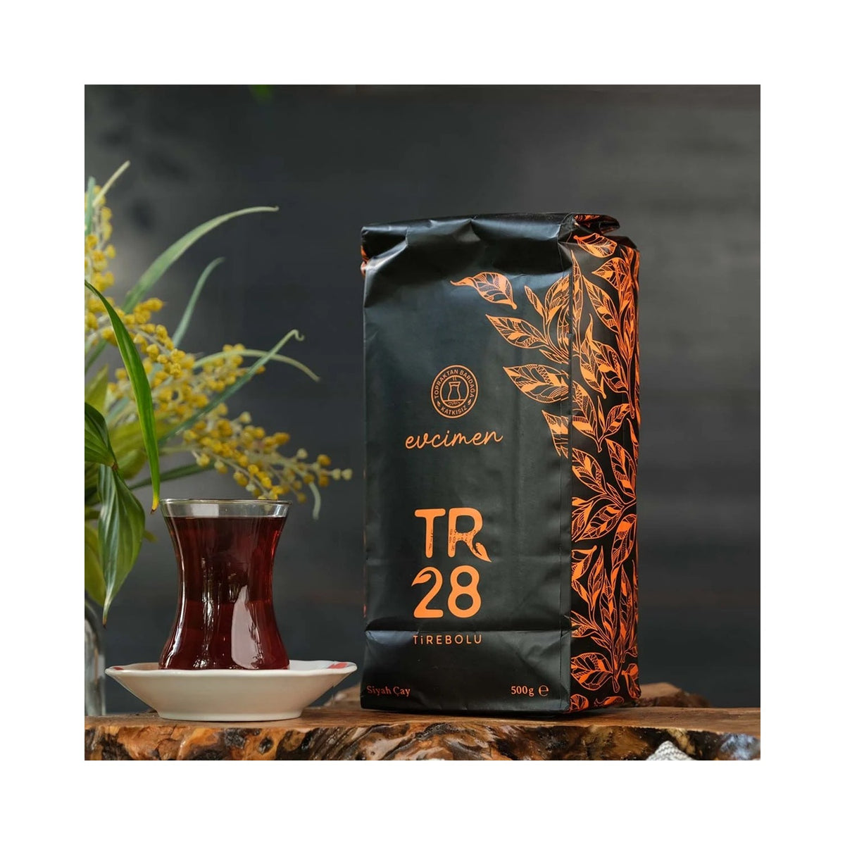 TR 28 Tirebolu TR 28 Evcimen tea 500 g natural leaf tea Kalitesi flavored flavor - MALLTURK