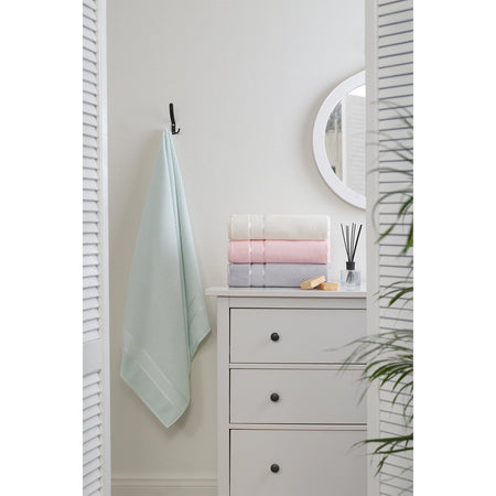 Ozdilek Bright Velvet Bath Towel 90x150 cm Cream - MALLTURK