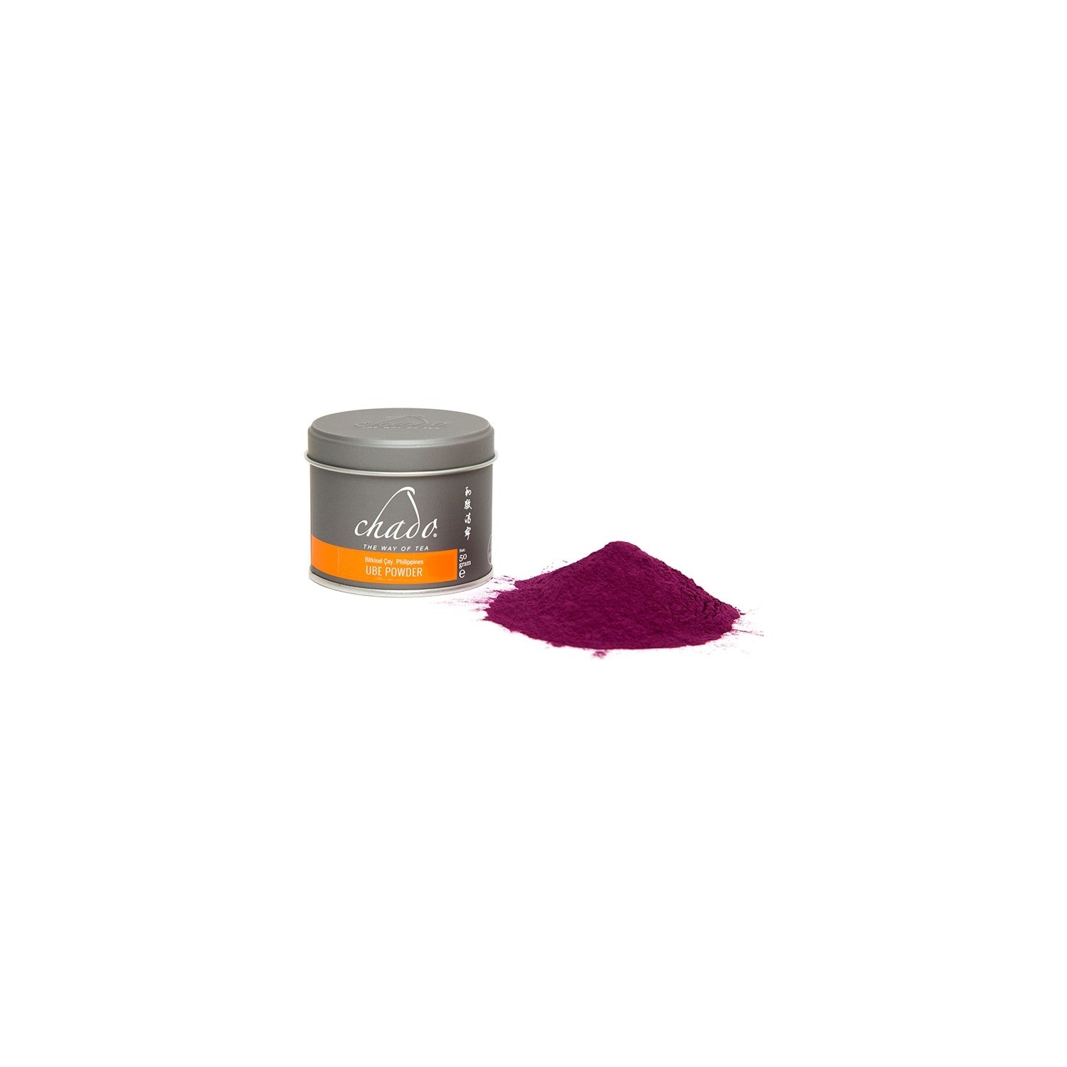Chado Ube Powder 50 g Filipinler Menseli natural aroma with Mor Tatli Patates Tozu - MALLTURK