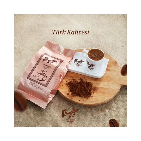 Brazilian Coffee Atilla Pak - Medium Roast Famous Denizli Turkish Coffee 250 Gram Set of 2 (250GR x 2) - MALLTURK