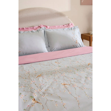 Karaca Home Tarin %100 Cotton Double Duvet Cover Set Mint - MALLTURK
