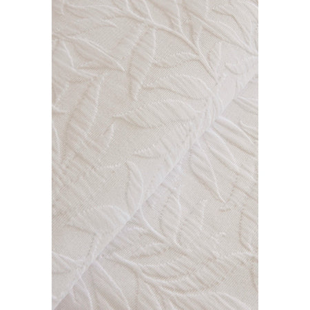 Karaca Home Branley Ruffled Double Bedspread Set White - MALLTURK