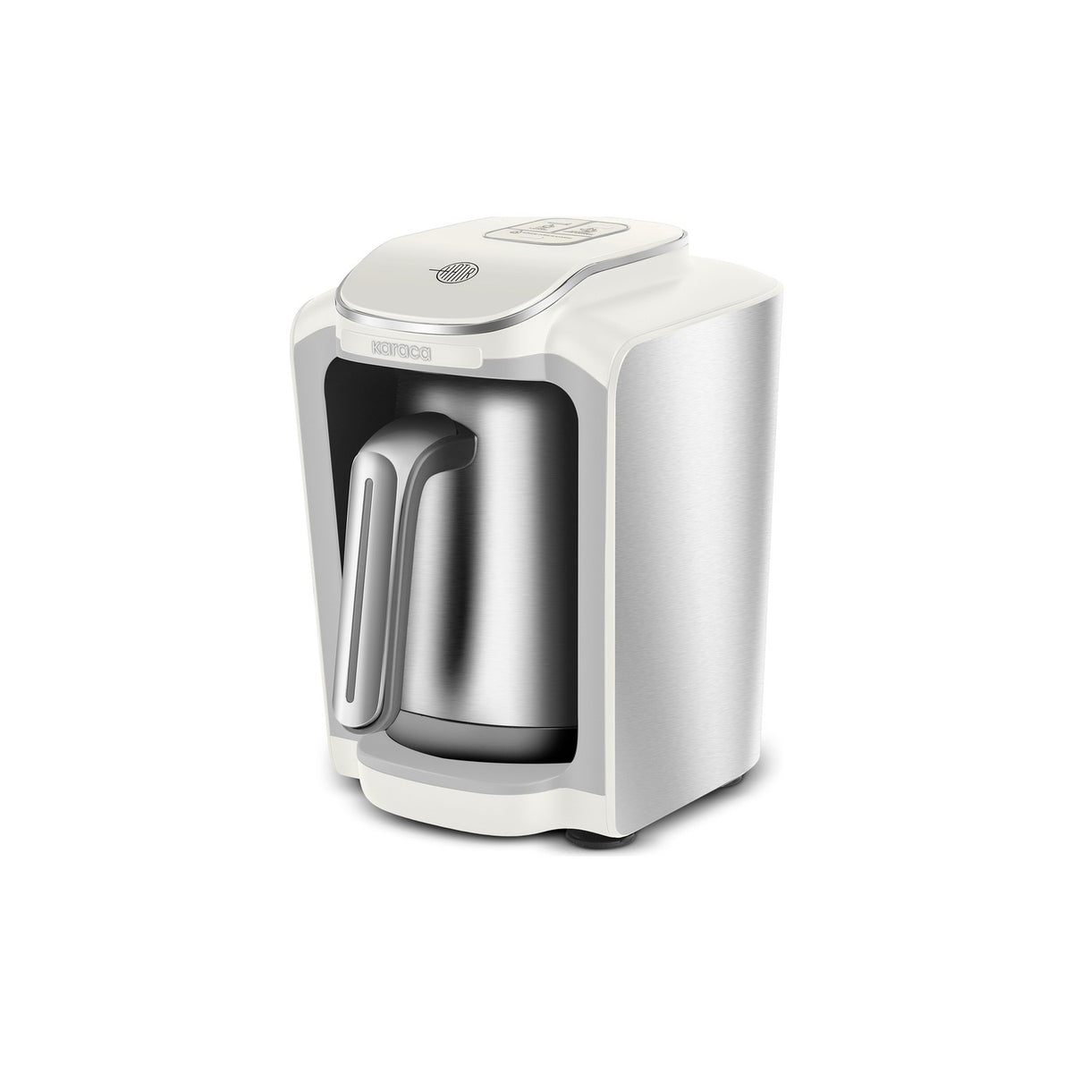 Karaca Hatir Neo Turkish Coffee Maker with Stainless Steel Pot, Creamy - MALLTURK
