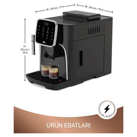 Arzum OK0030 Okka Espresso Pro Automatic Espresso Machine - MALLTURK
