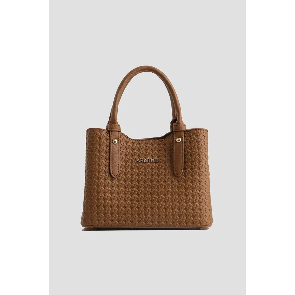 Armine Knitted Bag in Tan