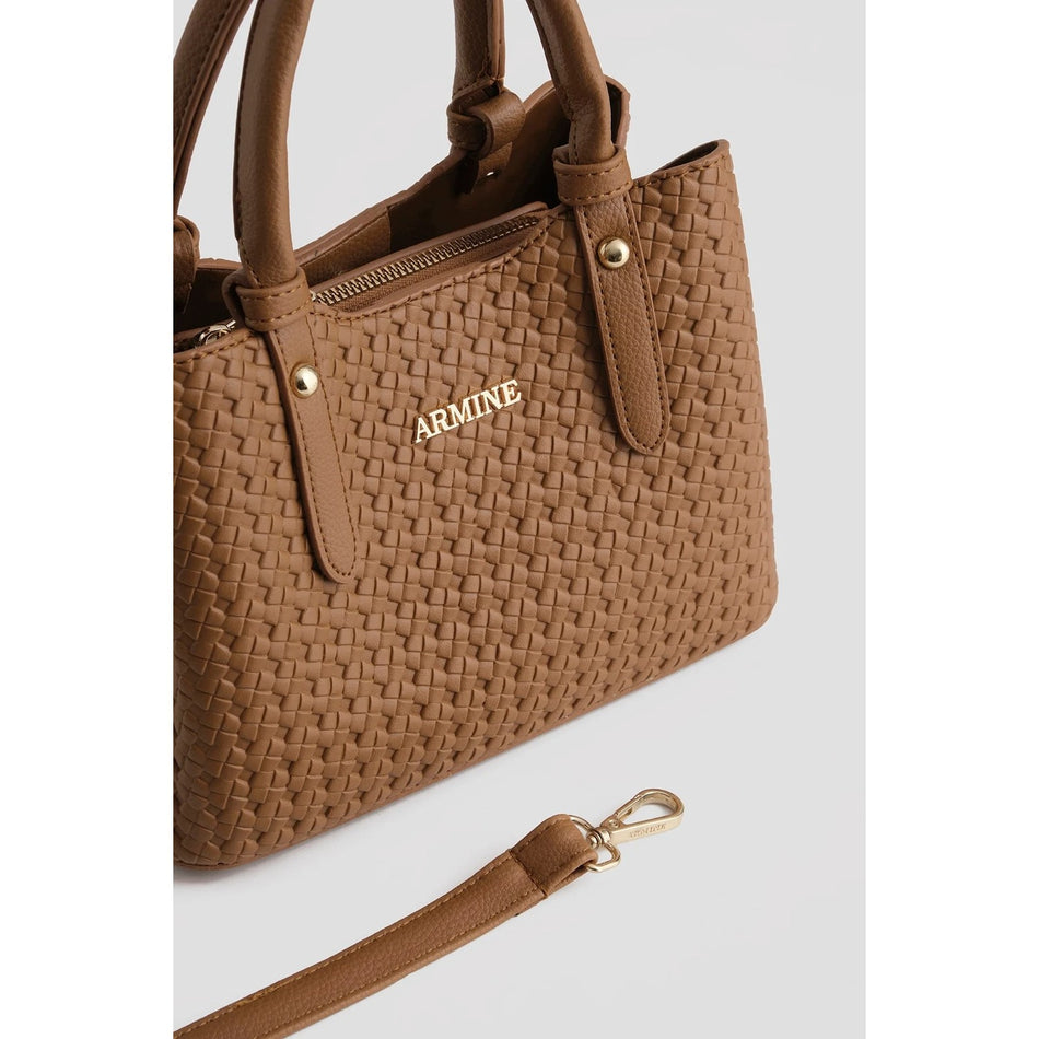 Armine Knitted Bag in Tan
