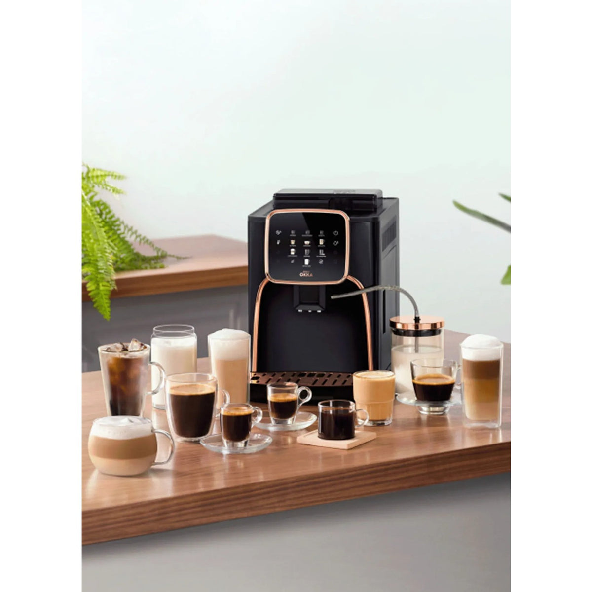 Arzum OK0028 Okka Espresso Pro M Automatic Espresso Machine, Copper - MALLTURK
