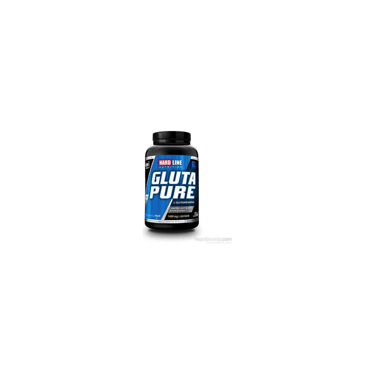 Hardline Nutrition Glutapure 120 Capsules is a dietary supplement for adults containing L-Glutamine. - MALLTURK