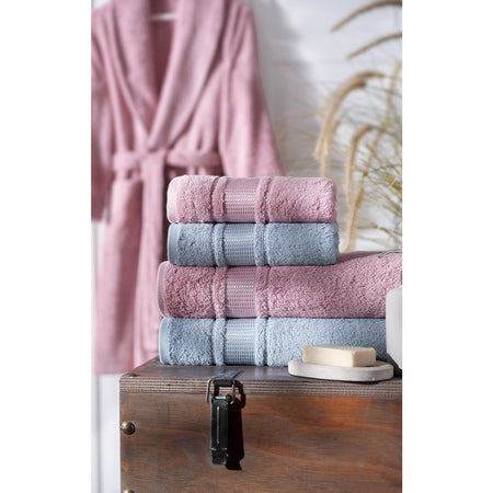 Ozdilek Colourist Towel 50 x 90 cm Pink - MALLTURK