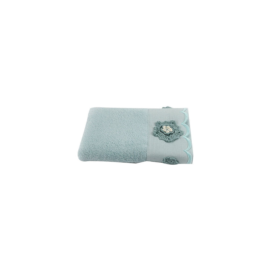 Ozdilek Gloria Embroidered Bamboo Towel 50x90 - MALLTURK