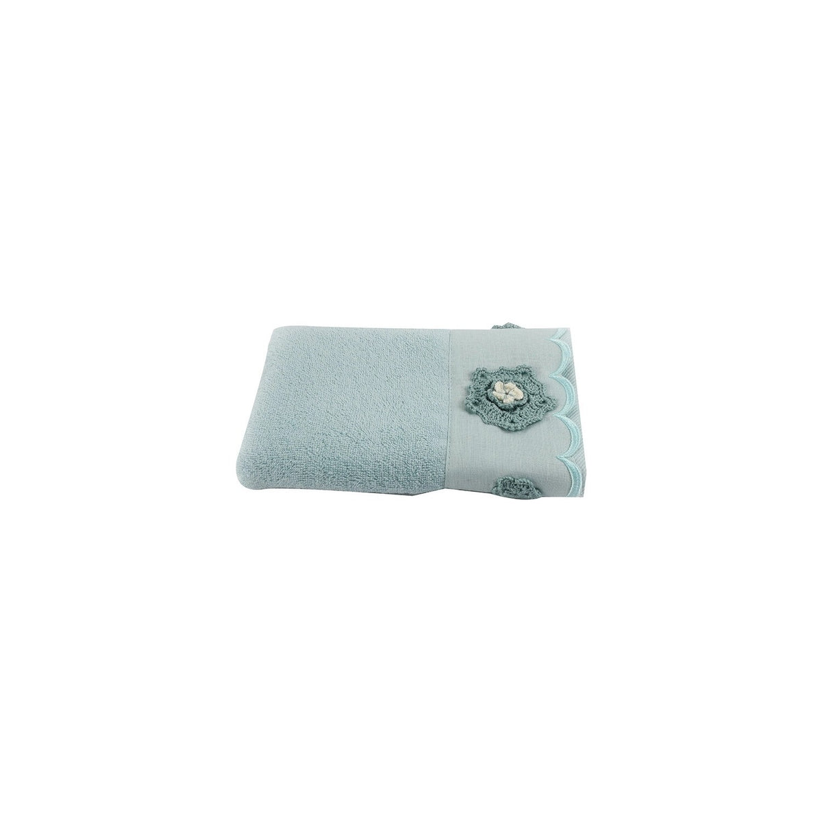 Ozdilek Gloria Embroidered Bamboo Towel 50x90 - MALLTURK
