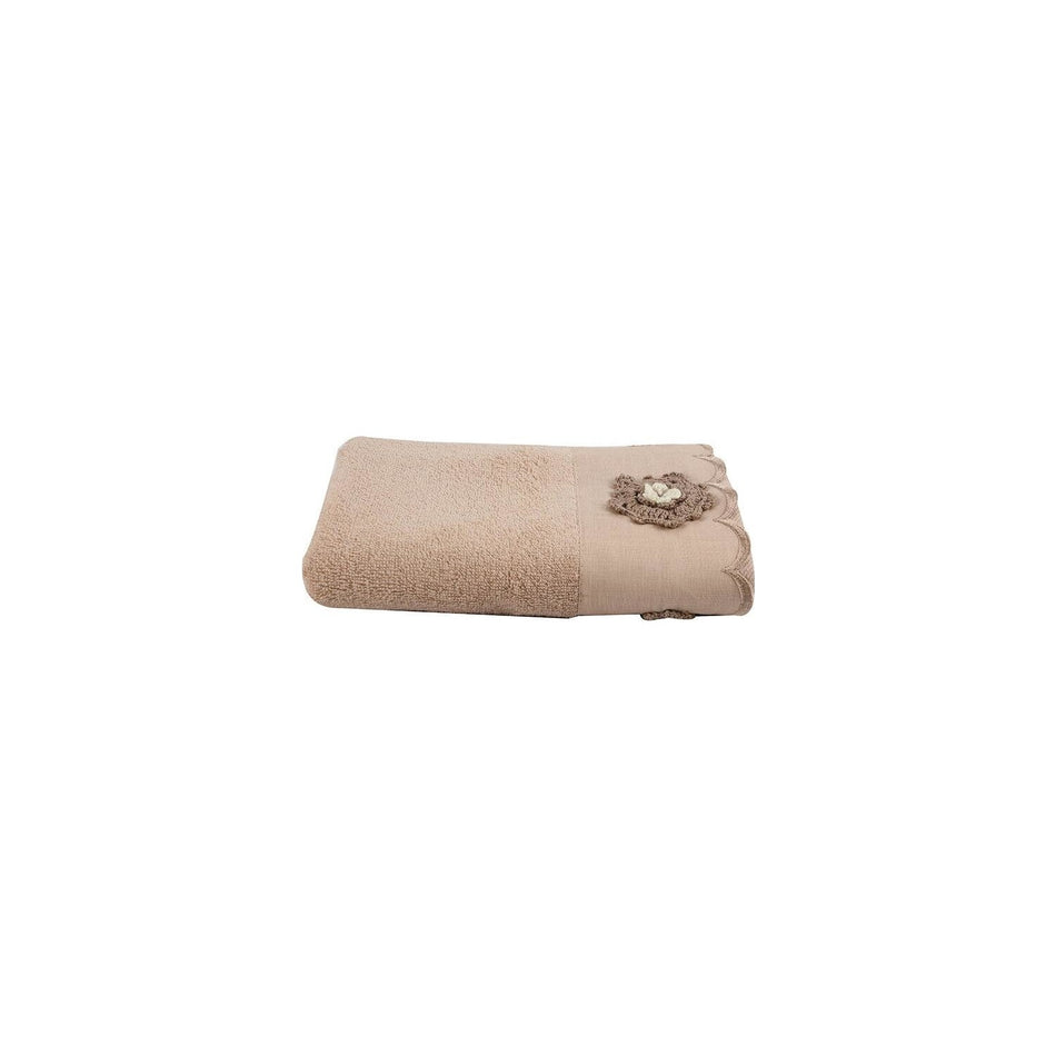 Ozdilek Gloria Towel, Beige, 50x90 cm - MALLTURK
