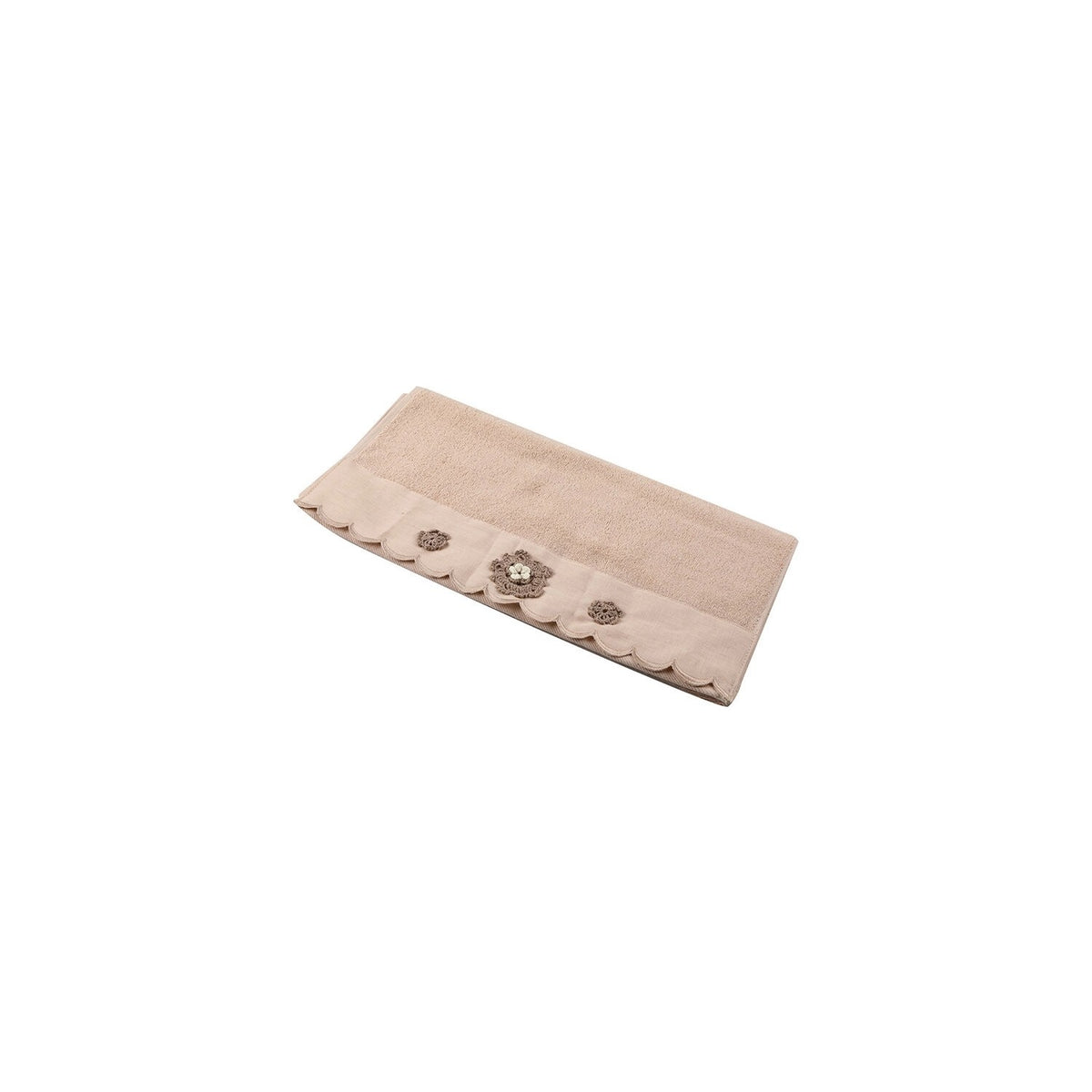 Ozdilek Gloria Towel, Beige, 50x90 cm - MALLTURK