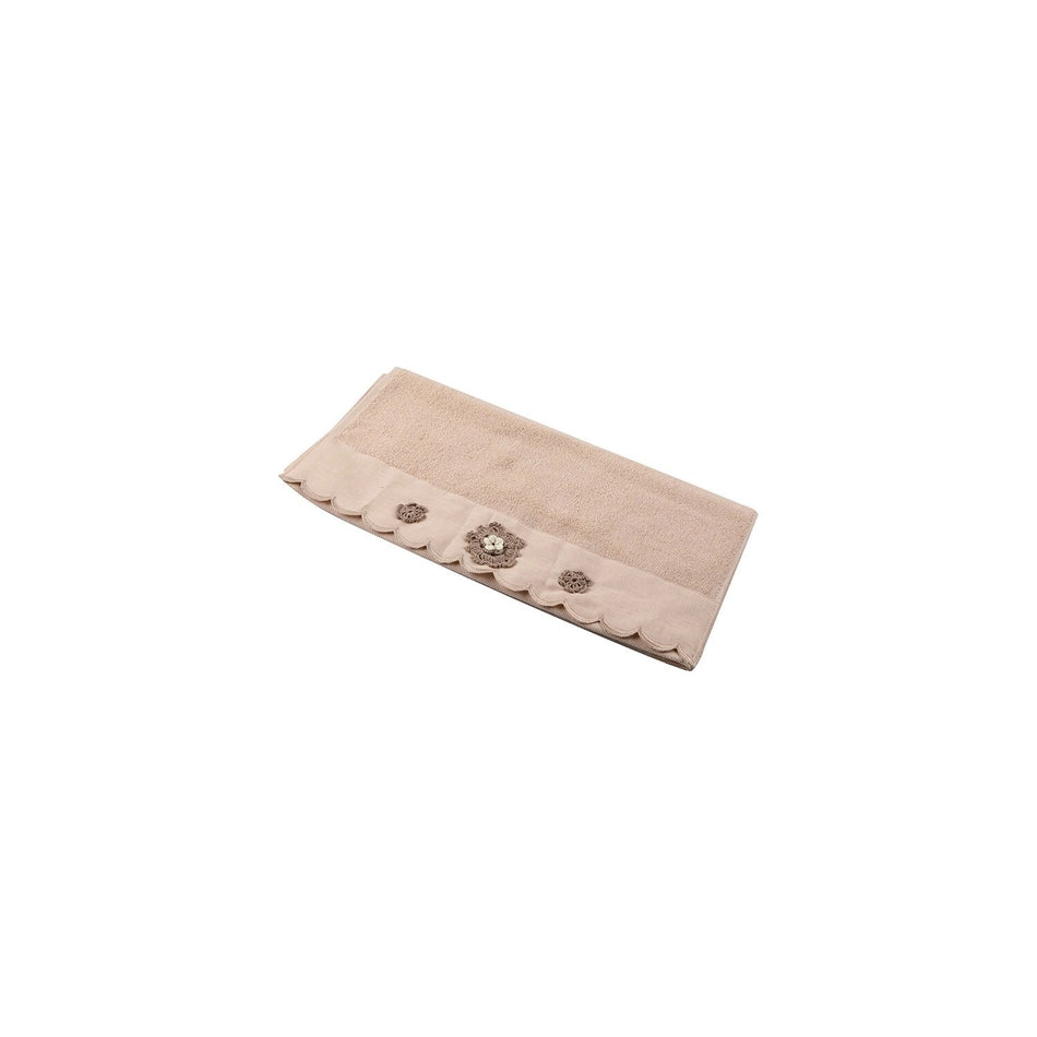 Ozdilek Gloria Towel, Beige, 50x90 cm - MALLTURK