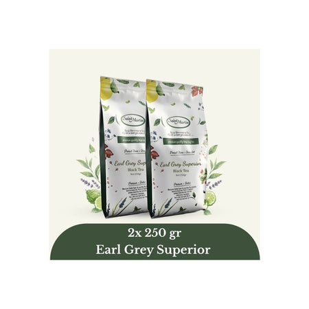 Saint Martin Earl Grey Superior bergamot flavored black tea Avantajli 2-pack pack (2 x 250 g) - MALLTURK