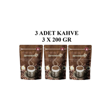 Kervansaray Coffee - Kervansaray 7 Blend Mastic Gum Coffee, 3-Pack, 200g - MALLTURK