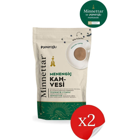 sekeroglu Minnettar menengic Coffee 2 x 165 gr (2 Packets) - MALLTURK