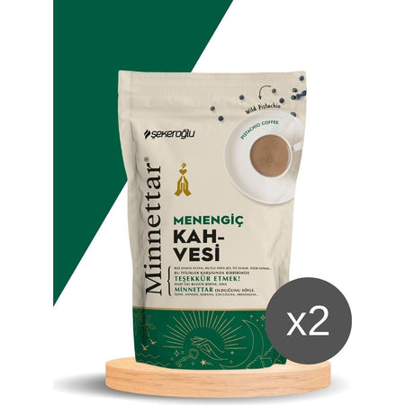 sekeroglu Minnettar menengic Coffee 2 x 165 gr (2 Packets) - MALLTURK