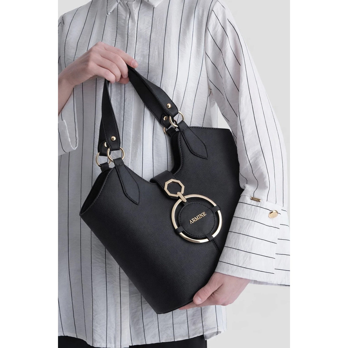 Armine Pia Bag Black Timeless Collection - MALLTURK