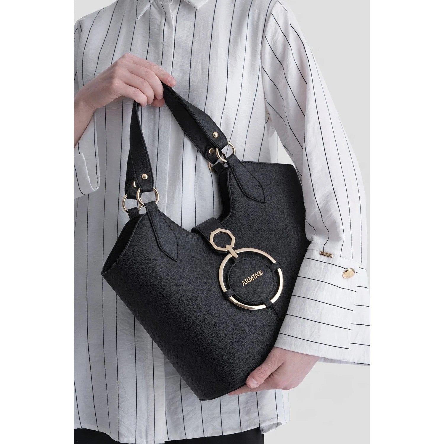 Armine Pia Bag Black Timeless Collection - MALLTURK