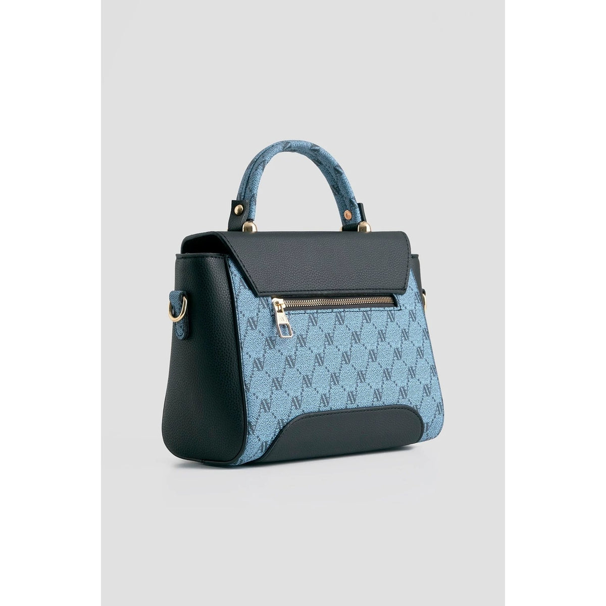 Armine Polka Dot Bag Blue Stylish Women's Bag - MALLTURK