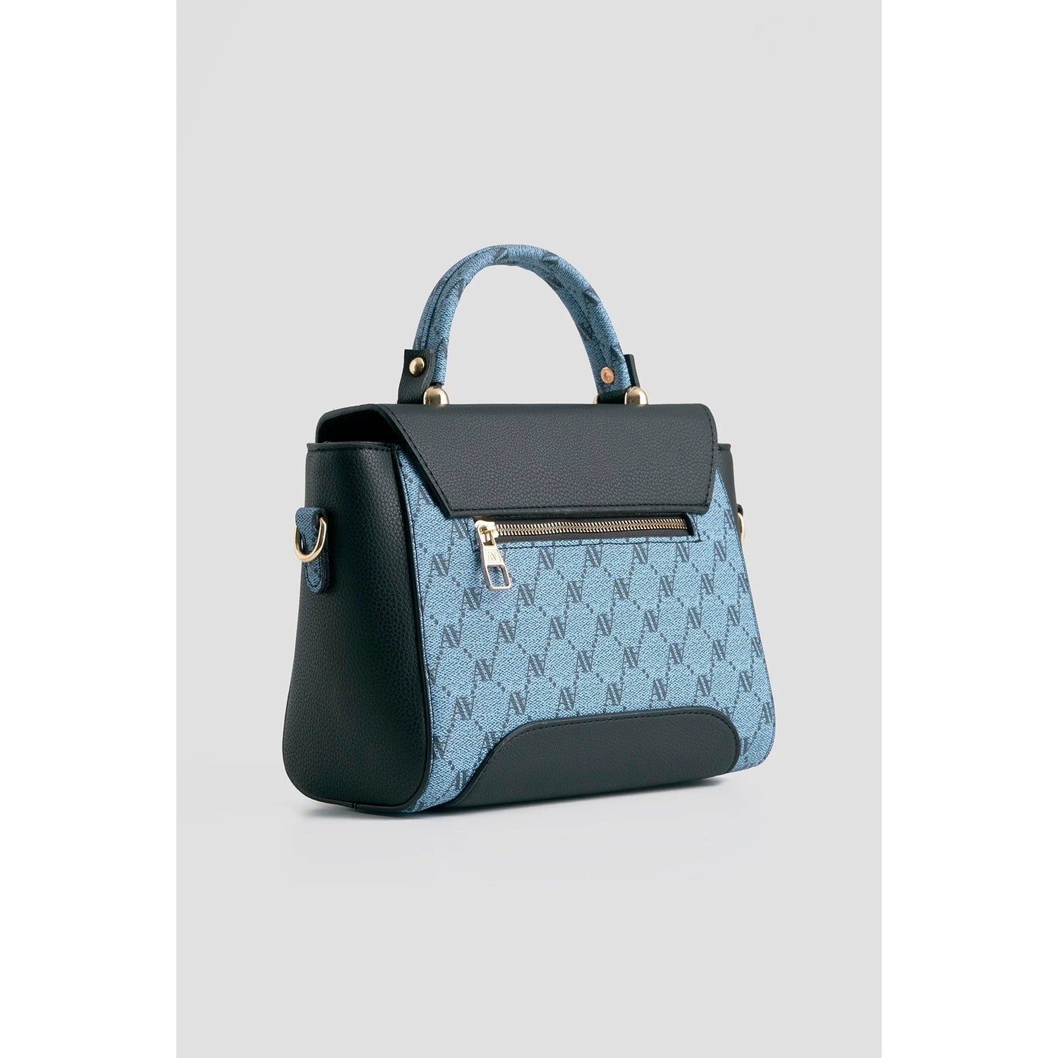 Armine Polka Dot Bag Blue Stylish Women's Bag - MALLTURK