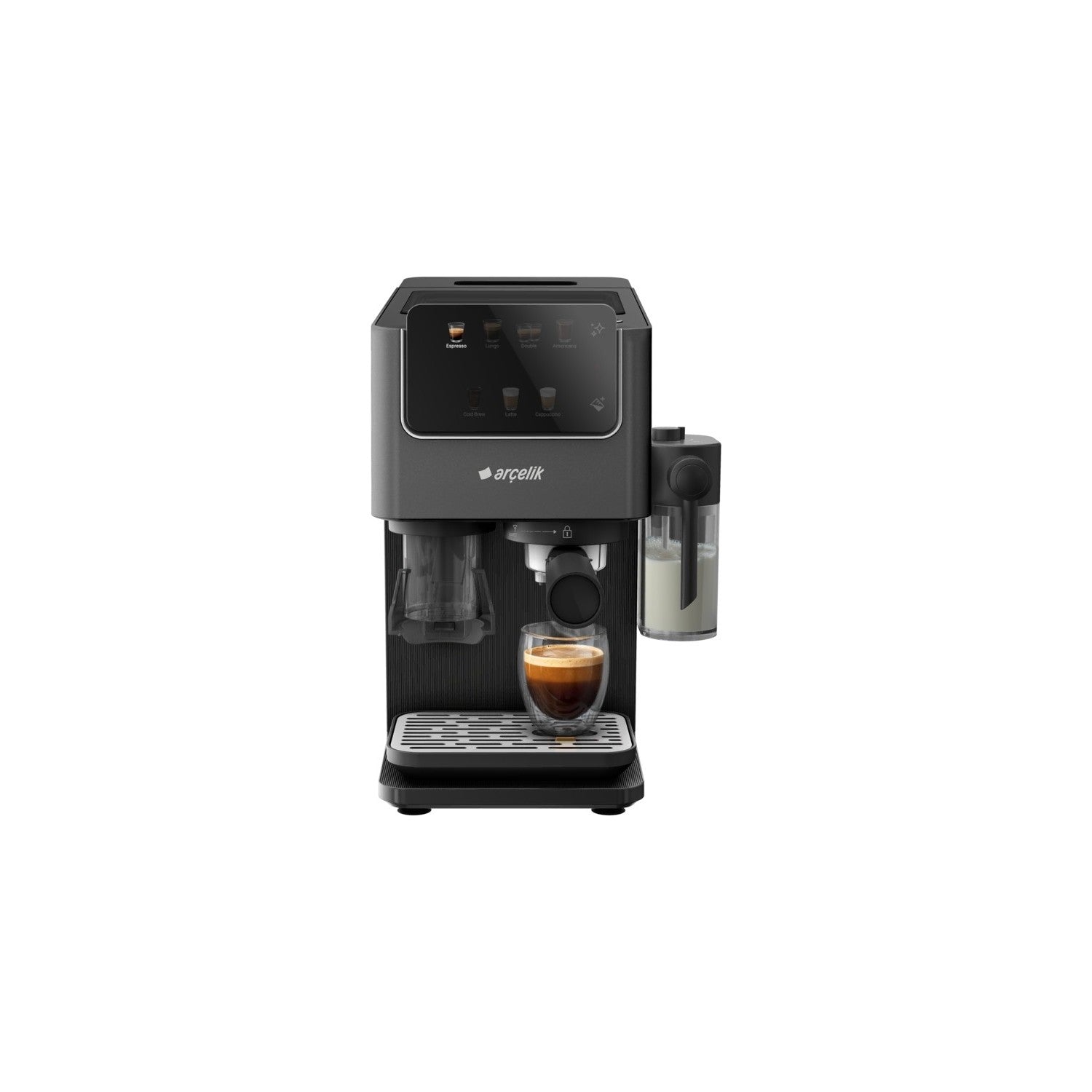 Arcelik EM 8550 Imperium Barista Semi-Automatic Espresso Machine - MALLTURK