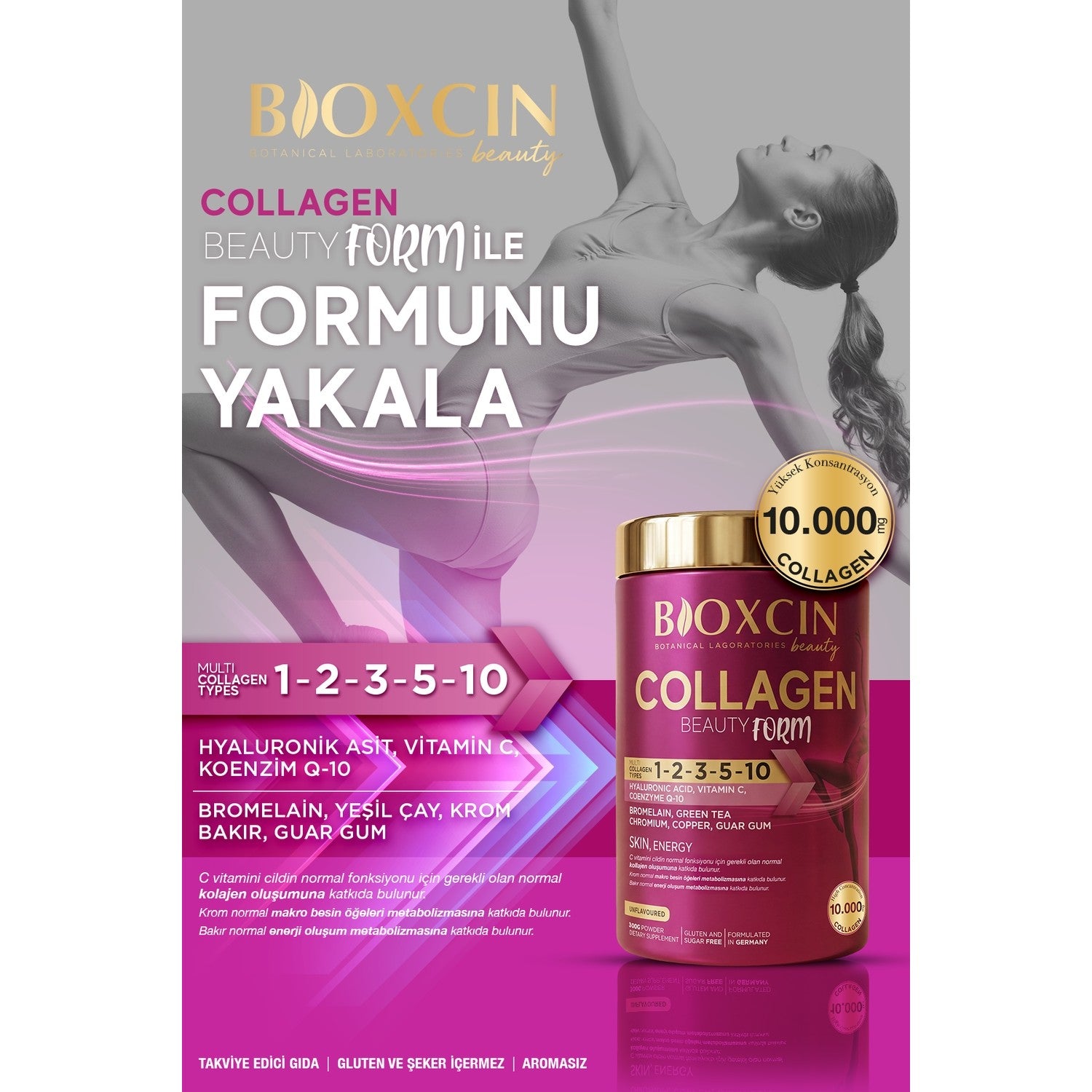 Bioxcin Collagen Beauty Form Powder