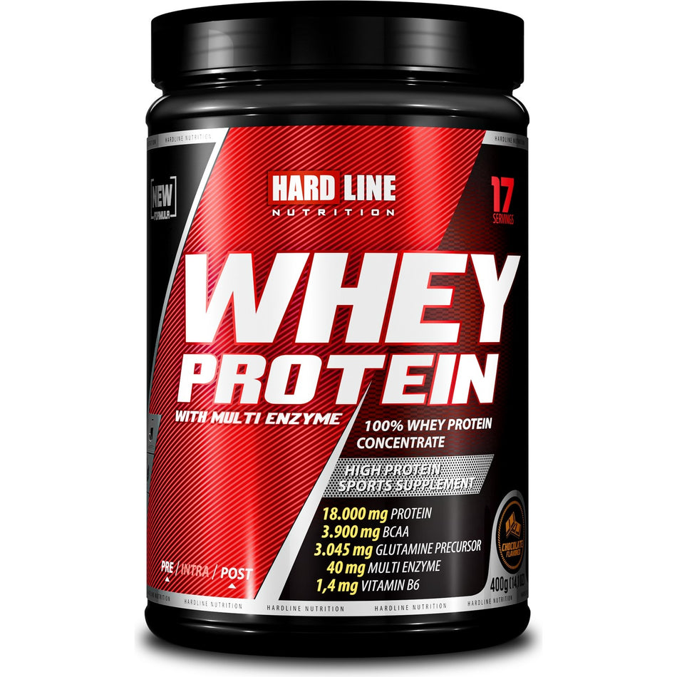 Hardline Nutrition Whey Protein Powder 400 gr for Muscle Mass Increase - Made in Türkiye - MALLTURK