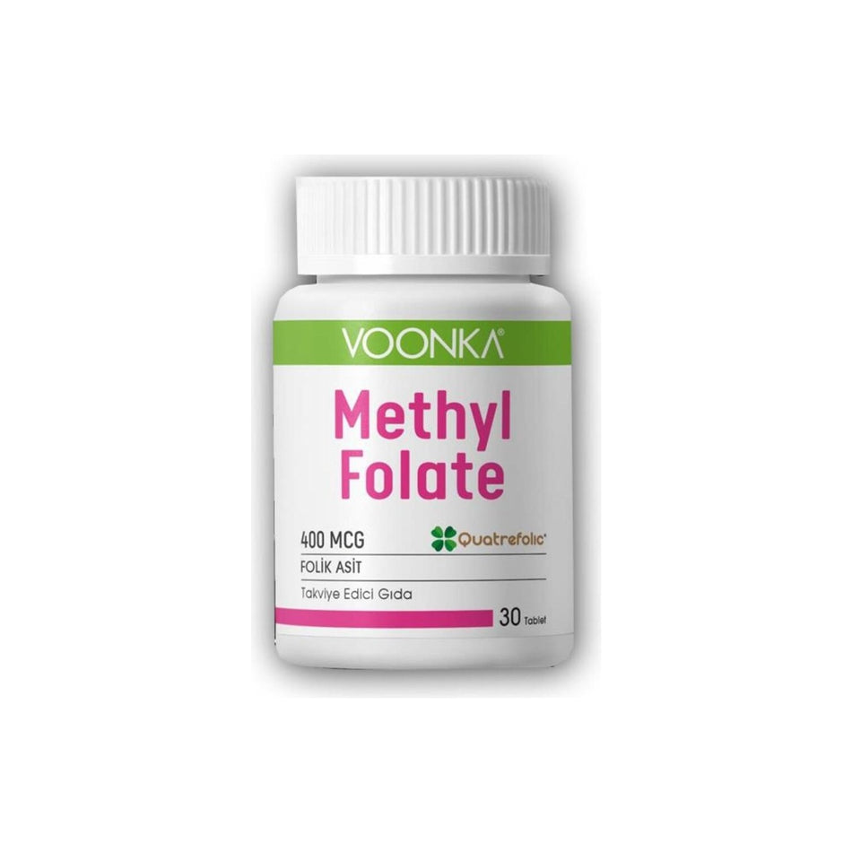 Voonka Methyl Folate 30 Tablets - MALLTURK