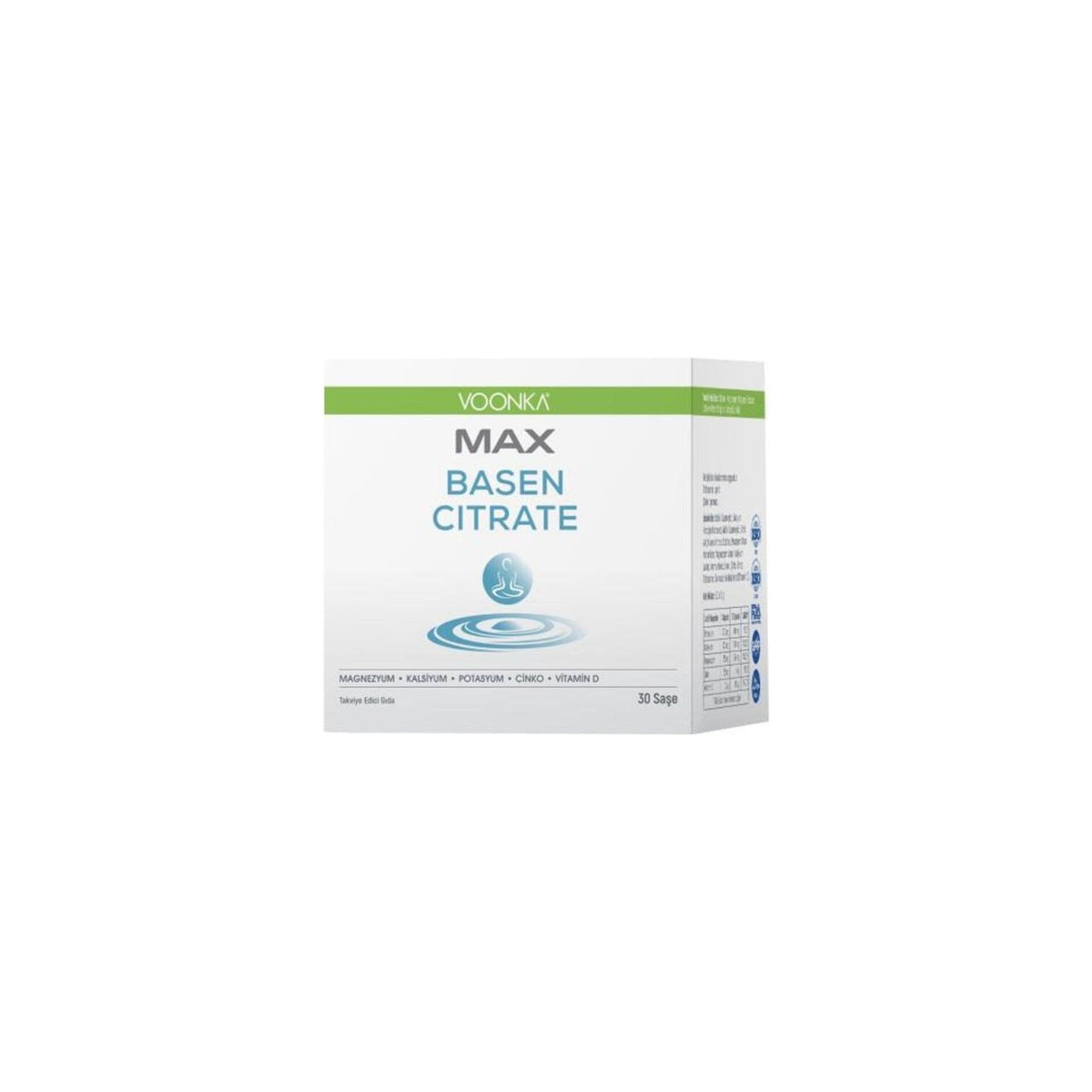 Voonka Max Basen Citrate 30 Sachets - MALLTURK