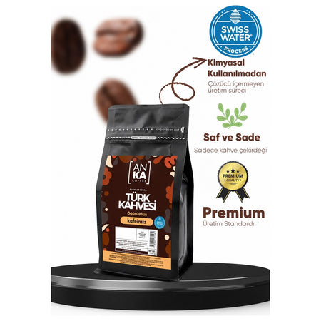 Anka Coffee Decaffeinated Ground Turkish Coffee 200g - MALLTURK