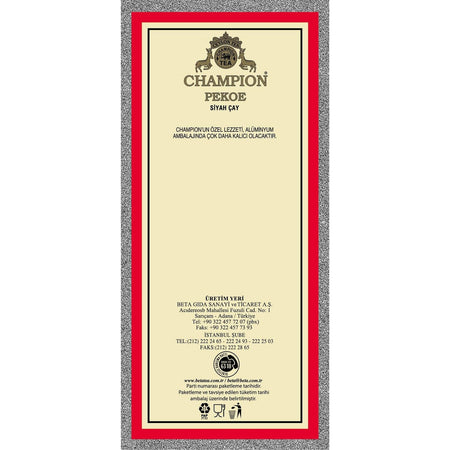 Champion PEKOE CEYLON TEA 500 g SAMPIYON SEYLAN tea - MALLTURK
