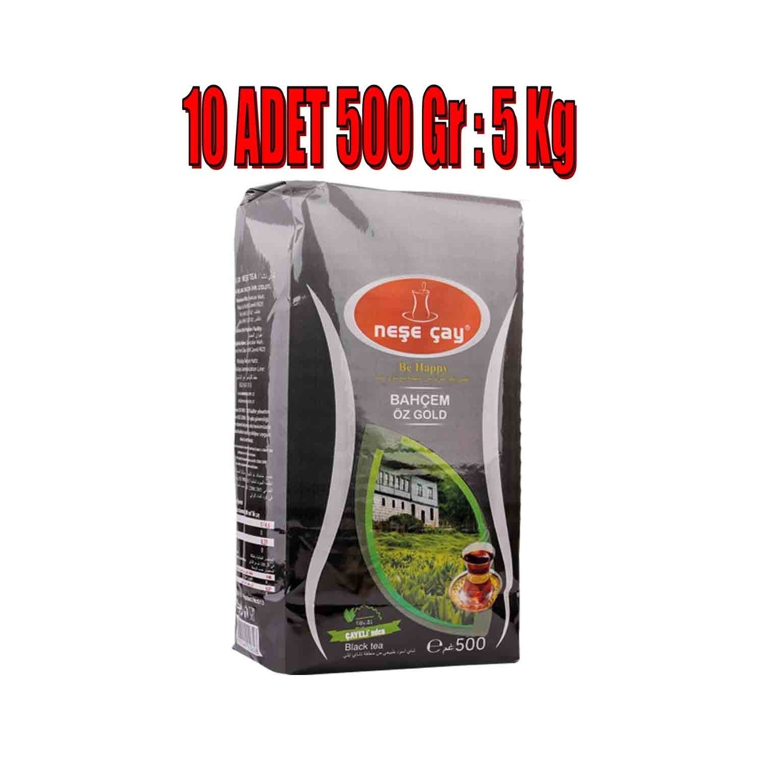 Nese tea Bahcem Oz Gold black tea 500 g x 10 5 kg quality natural leaf tea - MALLTURK
