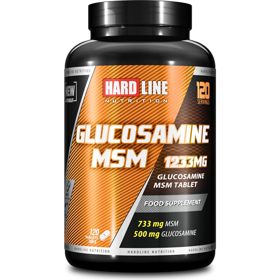 Hardline Nutrition Glucosamine MSM 120 Tablets - MALLTURK