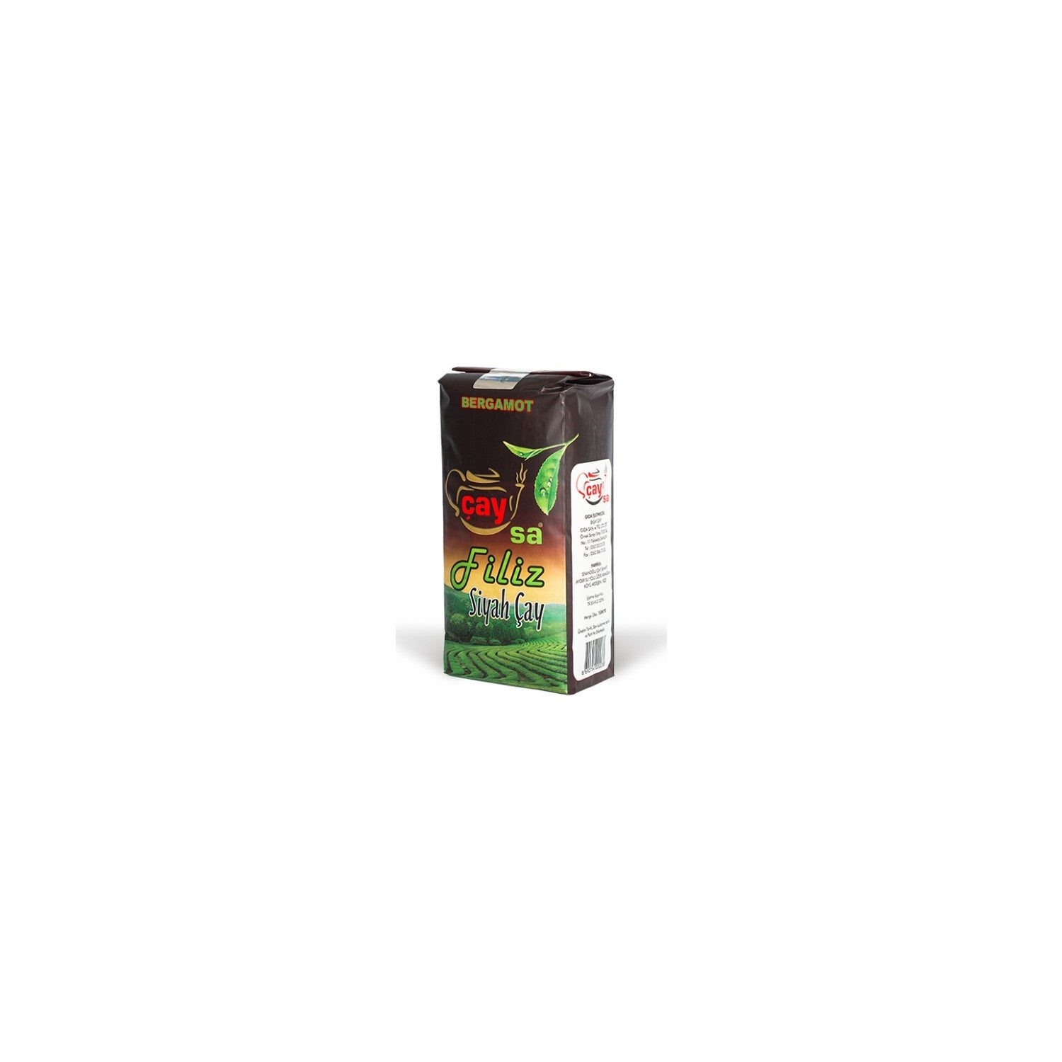 Caysa 2 kg bergamot flavored sprout black tea quality natural leaf tea Aromasiyla Uretilmistir - MALLTURK