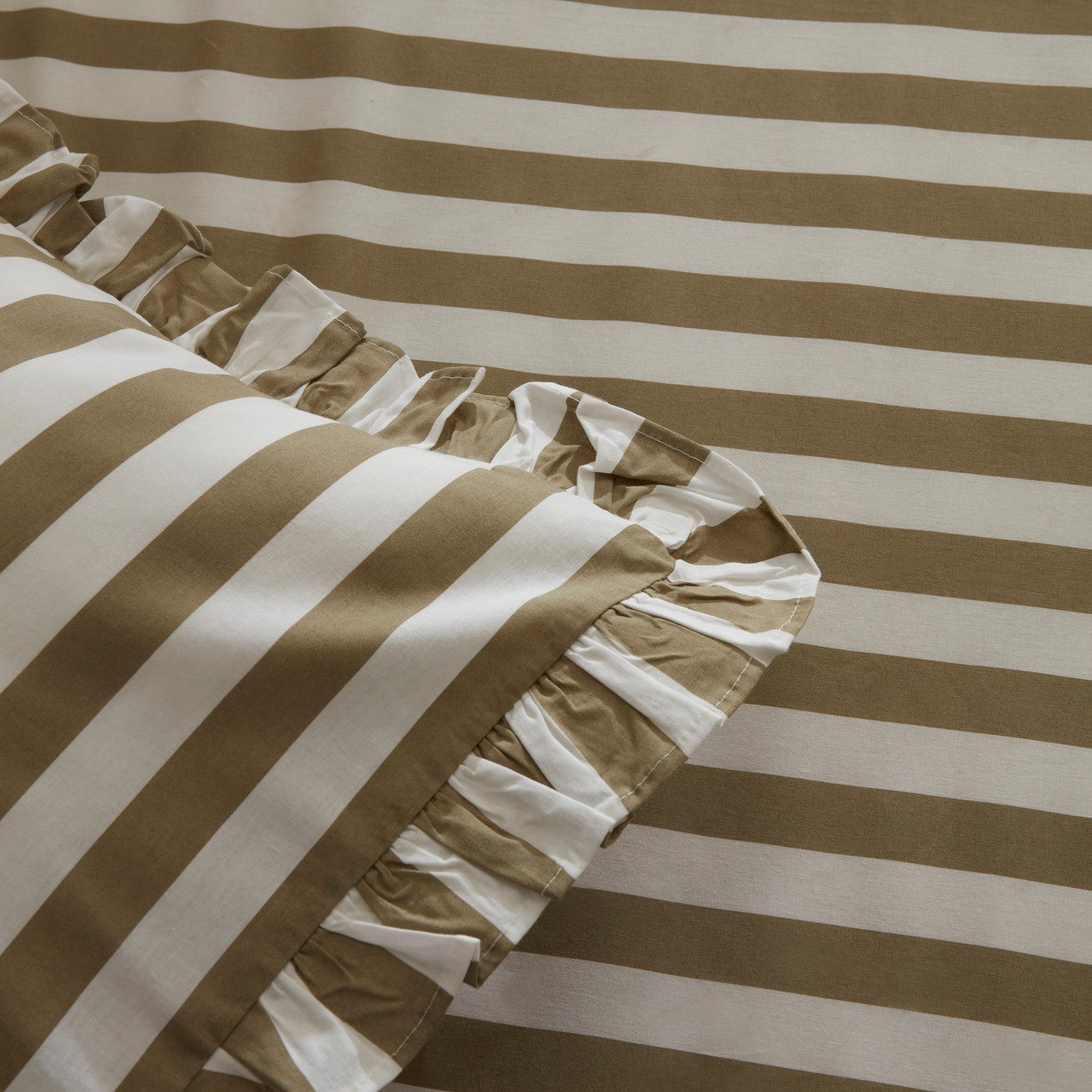 Karaca Home Ripple Single Duvet Cover Set Green - MALLTURK
