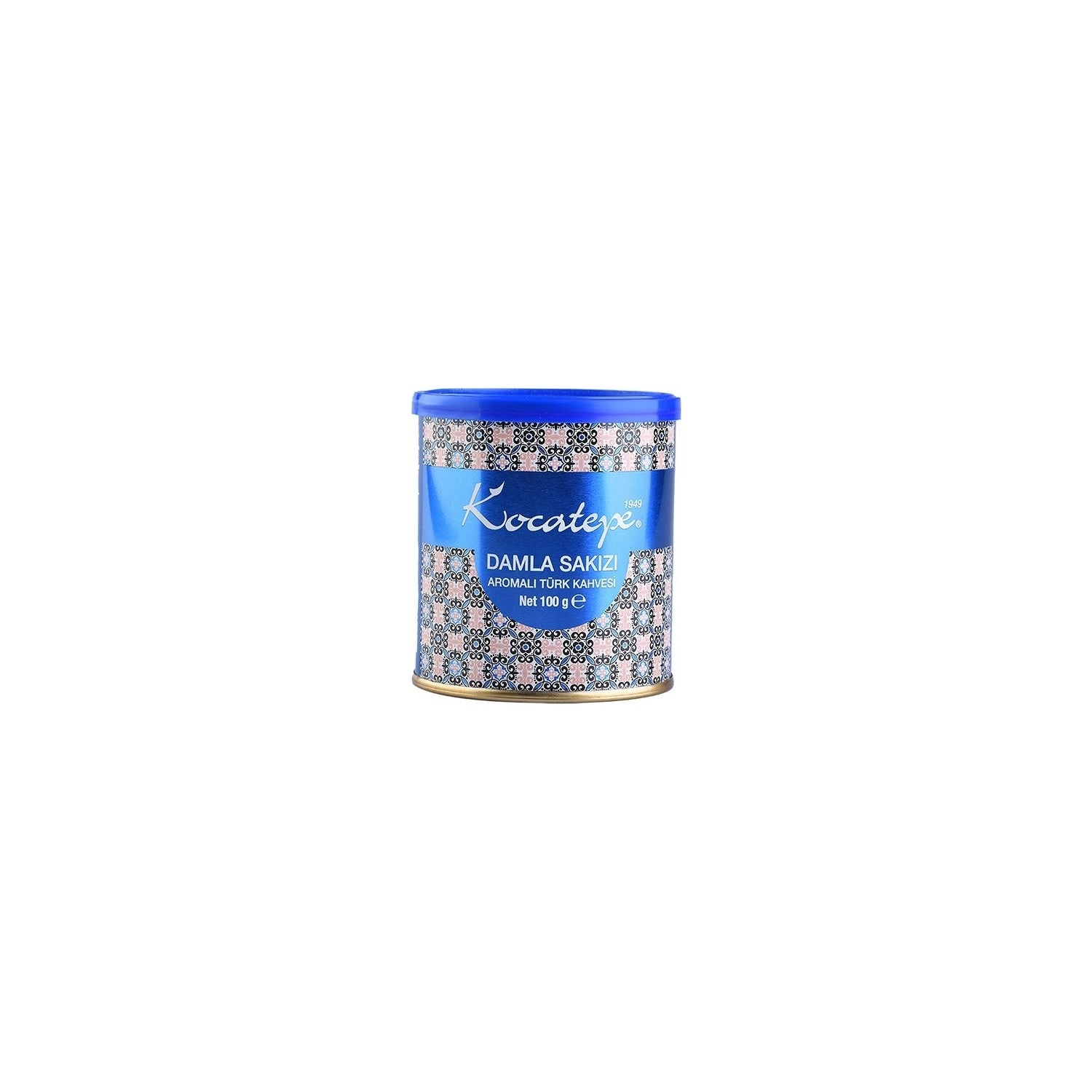 Kocatepe Coffee - Kocatepe 100 gr Mastic Flavored Turkish Coffee in a Tin Can - Made in Turkiye - Smooth and Delicious Aroma - MALLTURK