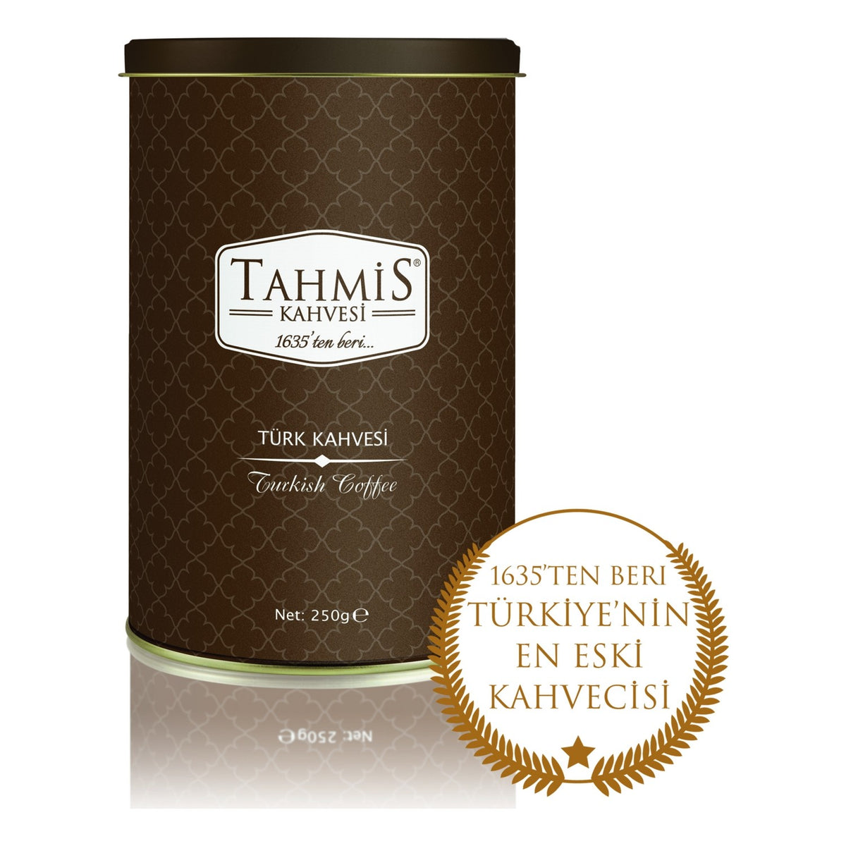 Tahmis 250 gr Tin Can Tahmis Coffee Turkish Coffee Traditional Flavor Since 1635 - MALLTURK