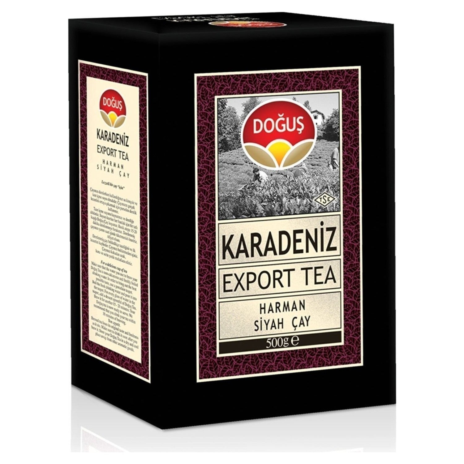 Dogus Karadeniz Export tea 5 kg black tea 500 g 10 pack quality Rize Menseli - MALLTURK