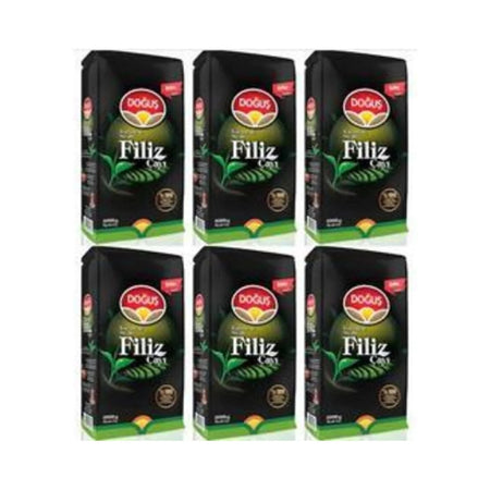 Dogus Karadeniz Siyah sprout tea 1000 g x 6 pieces = 6 kg ( 2800-3000 Demlik ) - MALLTURK