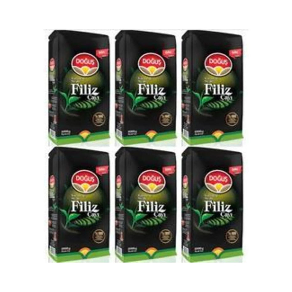 Dogus Karadeniz Siyah sprout tea 1000 g x 6 pieces = 6 kg ( 2800-3000 Demlik )