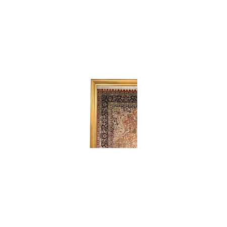 Burak Hali Hand-Woven Saf Silk Rug Collectible Tablo 78X123 Tree of Life Pattern %100 Has Silk Kiremit - MALLTURK