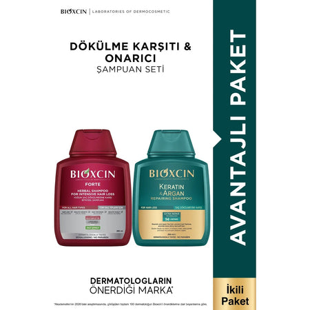 Bioxcin Keratin and Argan Hair Care Set