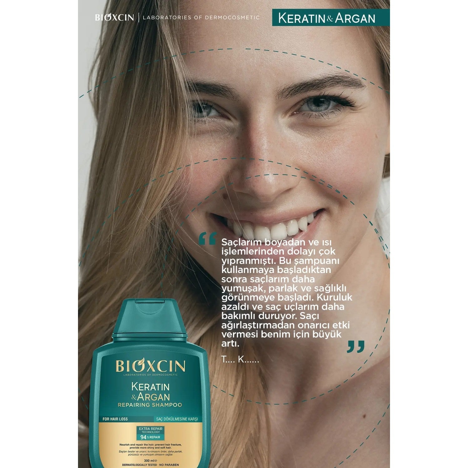 Bioxcin Keratin and Argan Hair Care Set