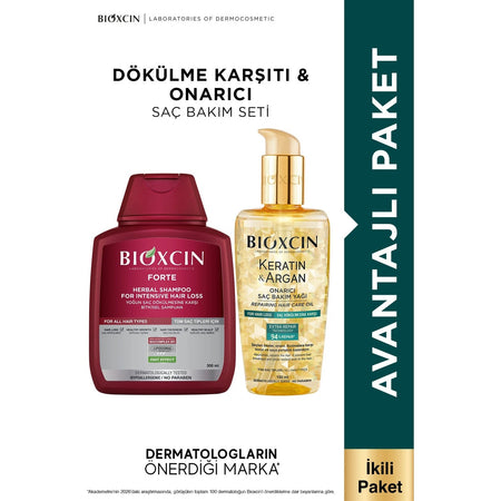 Bioxcin Keratin and Argan Hair Care Set