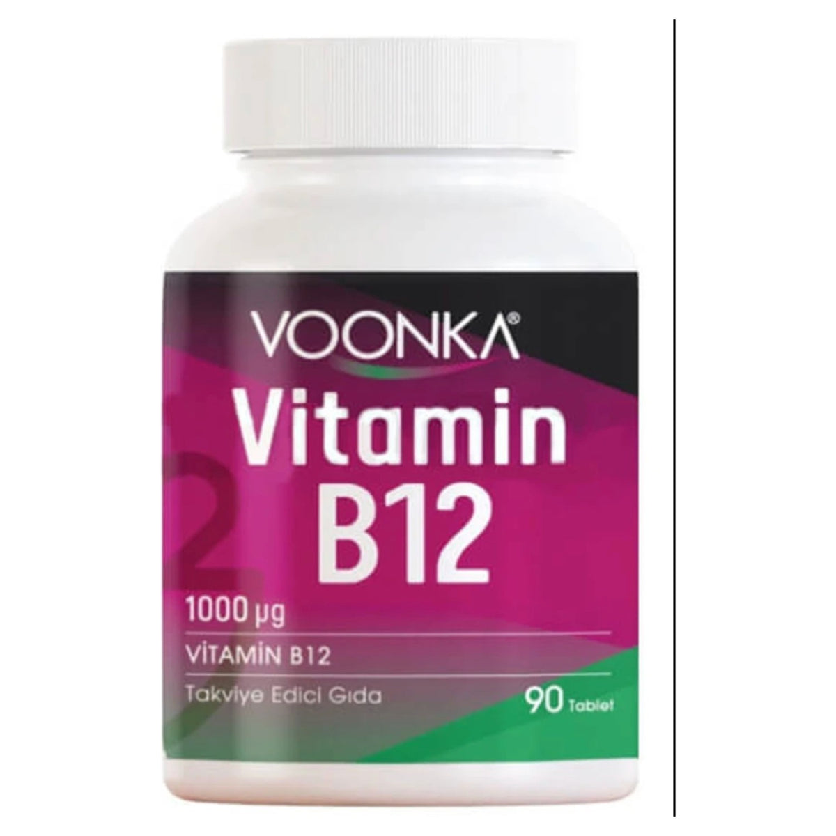 Voonka 90 Tablets Vitamin B12 - MALLTURK